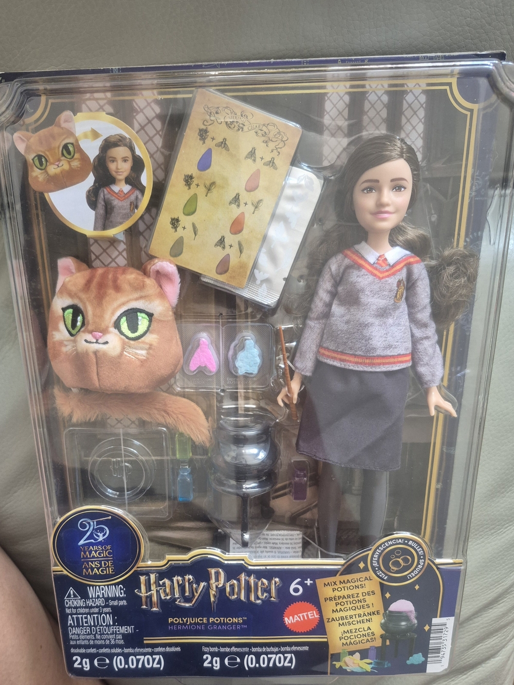 Mattel Harry Potter Hermione Granger Doll Pollyjuice Potions